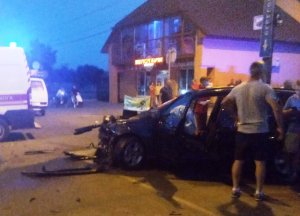 ДТП у Виноградові зіткнулися два автомобілі жертв немає (фото)