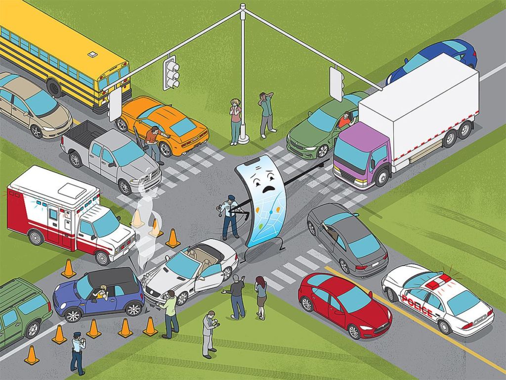 Як навігаційні додатки (Waze, Apple Maps, Google Maps) збільшують затори на дорогах